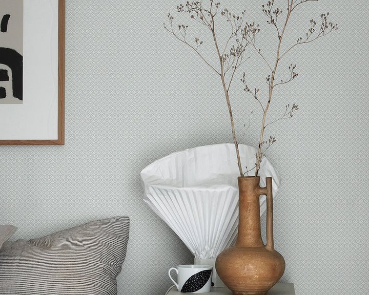 Sandberg Valv Wallpaper in a room