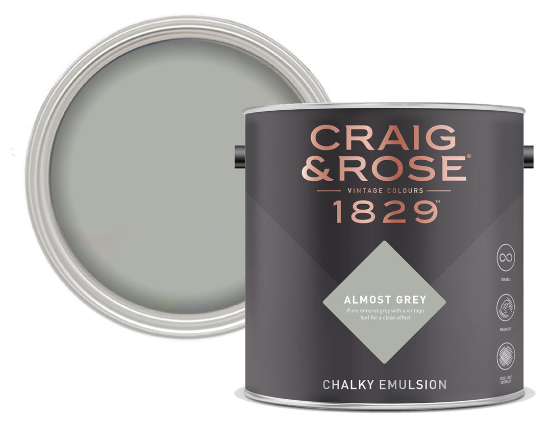 Craig & Rose Almost Grey Paint