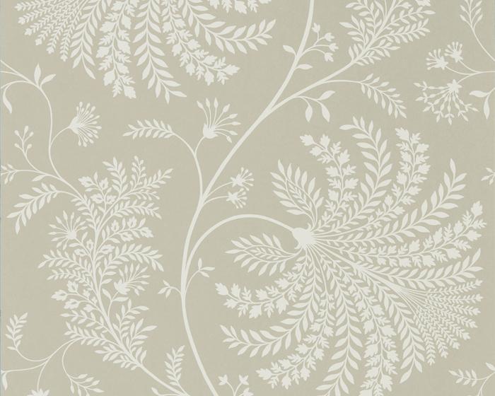 Sanderson Mapperton Linen/Cream 216342 Wallpaper