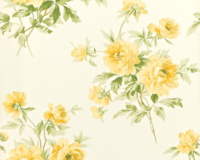 Sanderson Adele Primrose/Ivory DCAVAD102 Wallpaper