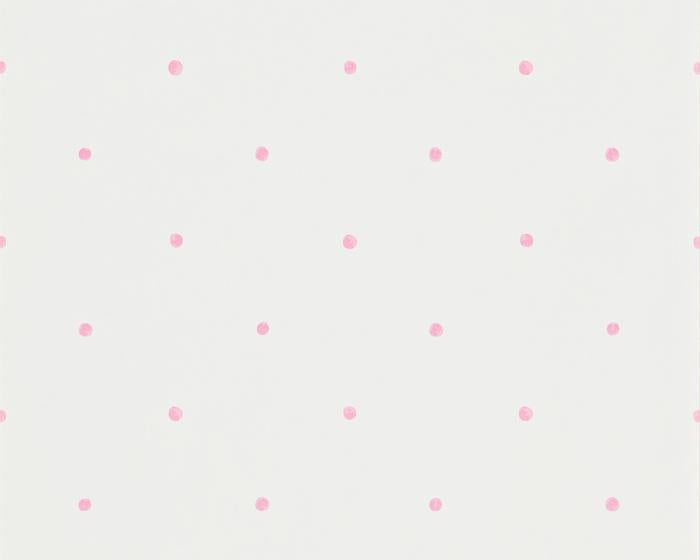 Sanderson Polka Pink/Cream 214049 Wallpaper