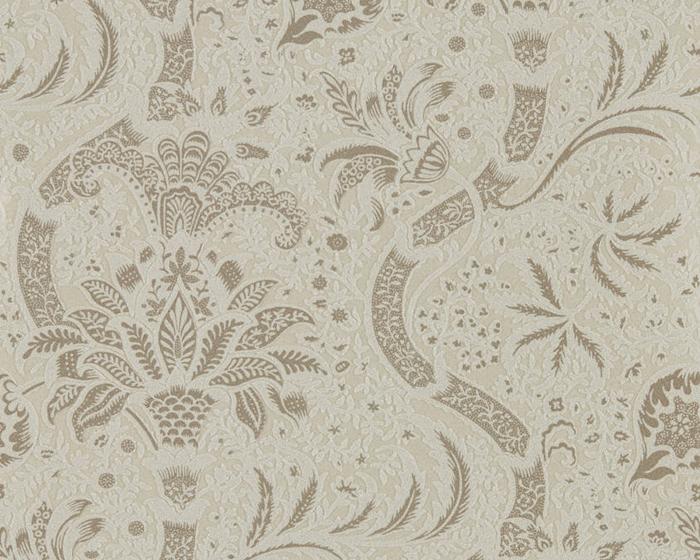 Morris & Co Indian (Beaded) Stone/Linen 216443 Wallpaper