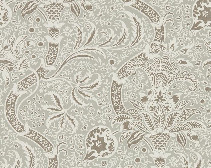 Morris & Co Indian Grey/Pewter 216444 Wallpaper