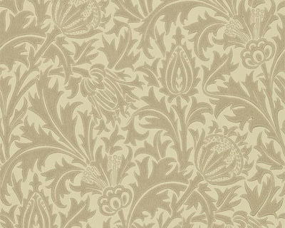 Morris & Co Thistle Dove/Gold DMOWTH104 Wallpaper