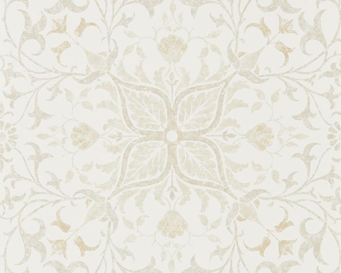 Morris & Co Net Ceiling Ecru/Linen 216039 Wallpaper