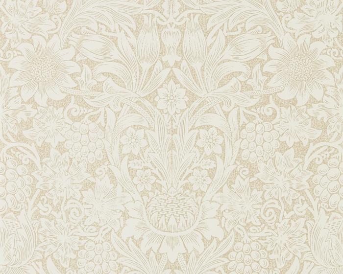 Morris & Co Sunflower Parchment/Gold 216047 Wallpaper