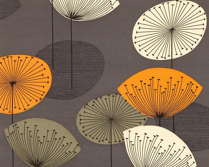 Sanderson Dandelion Clocks Slate DOPWDA103 Wallpaper