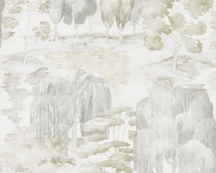 Sanderson Waterperry Ivory/Stone 216280 Wallpaper