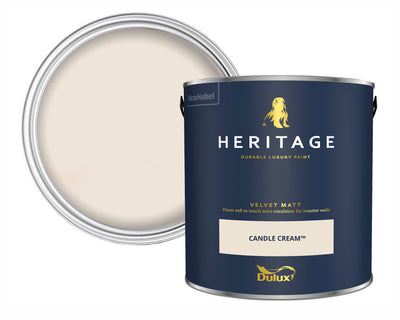 Dulux Heritage Candle Cream Paint Tin