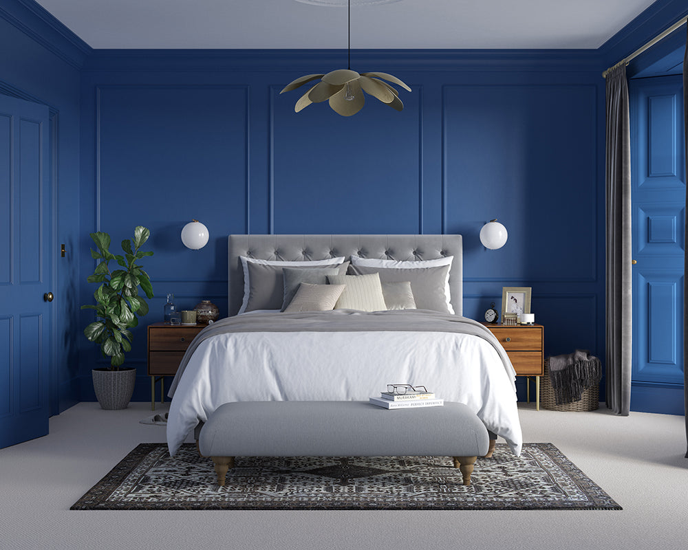 Dulux Heritage Deep Ultramarine Bedroom