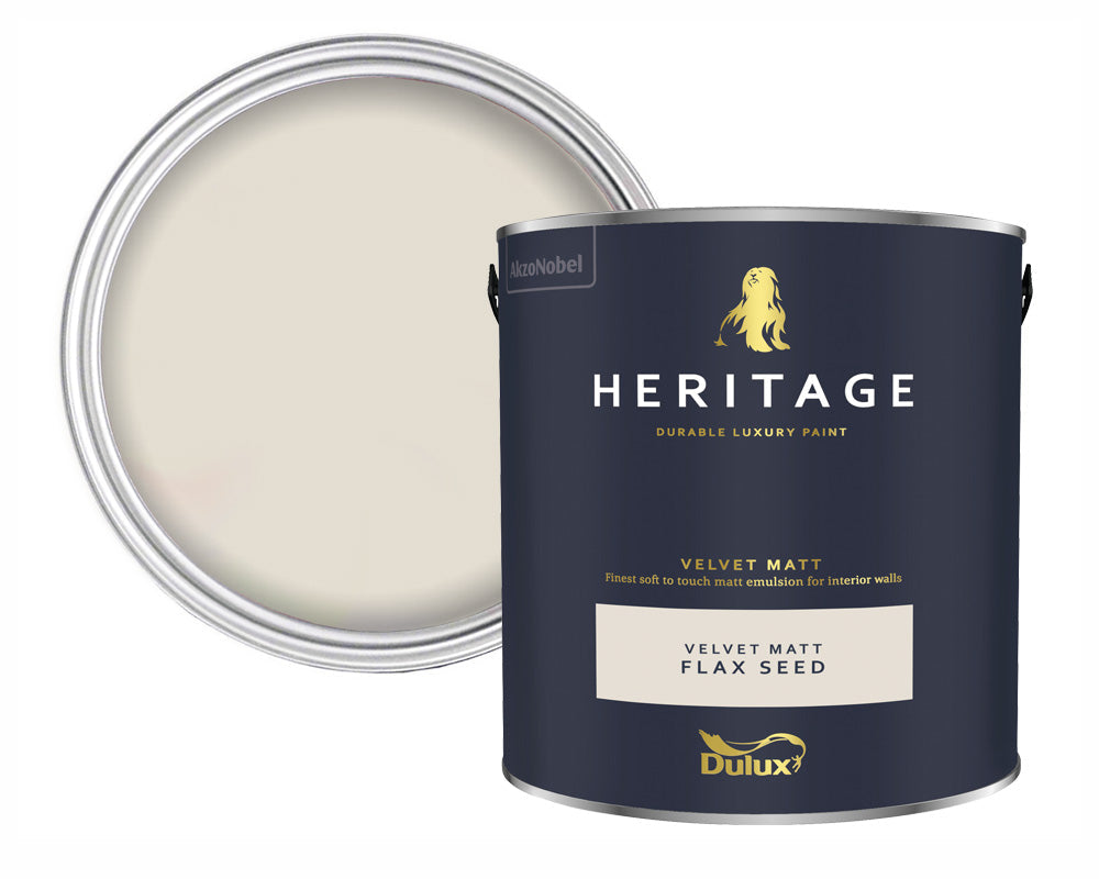 Dulux Heritage Flax Seed Paint Tin