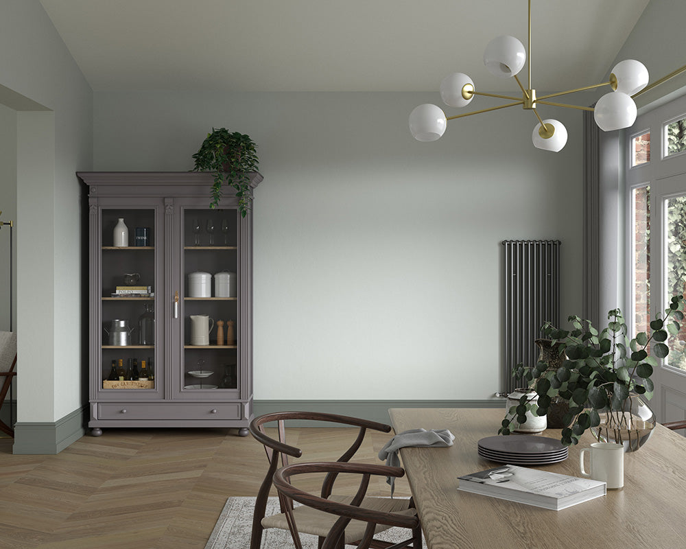 Dulux Heritage Green Slate Paint in Dining Room