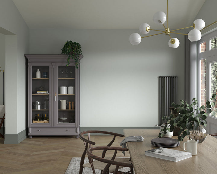 Dulux Heritage Green Slate Paint in Dining Room
