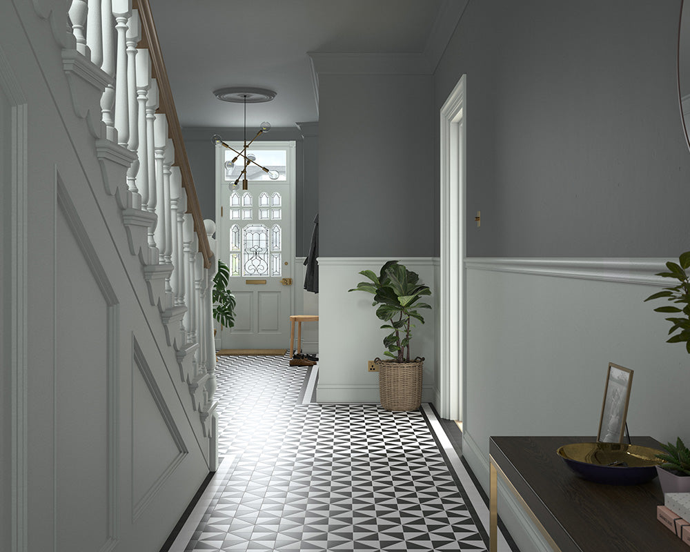 Dulux Heritage Green Slate Paint in Hallway