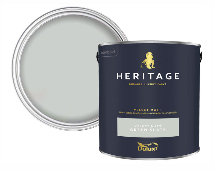 Dulux Heritage Green Slate Paint Tin