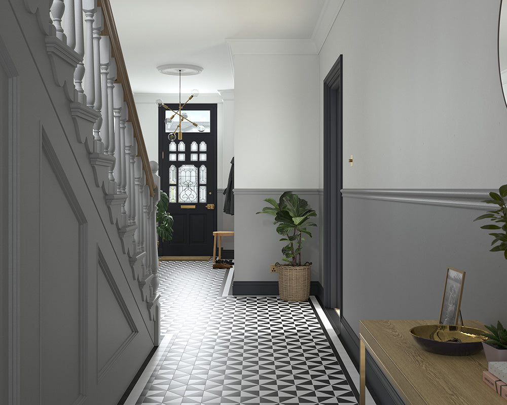 Dulux Heritage Pewter Plate Paint in Hallway