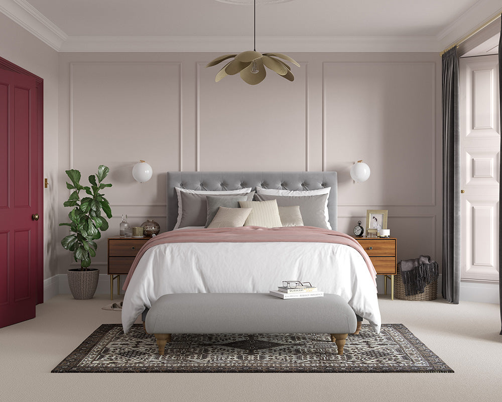 Dulux Heritage Pumice Brown Bedroom