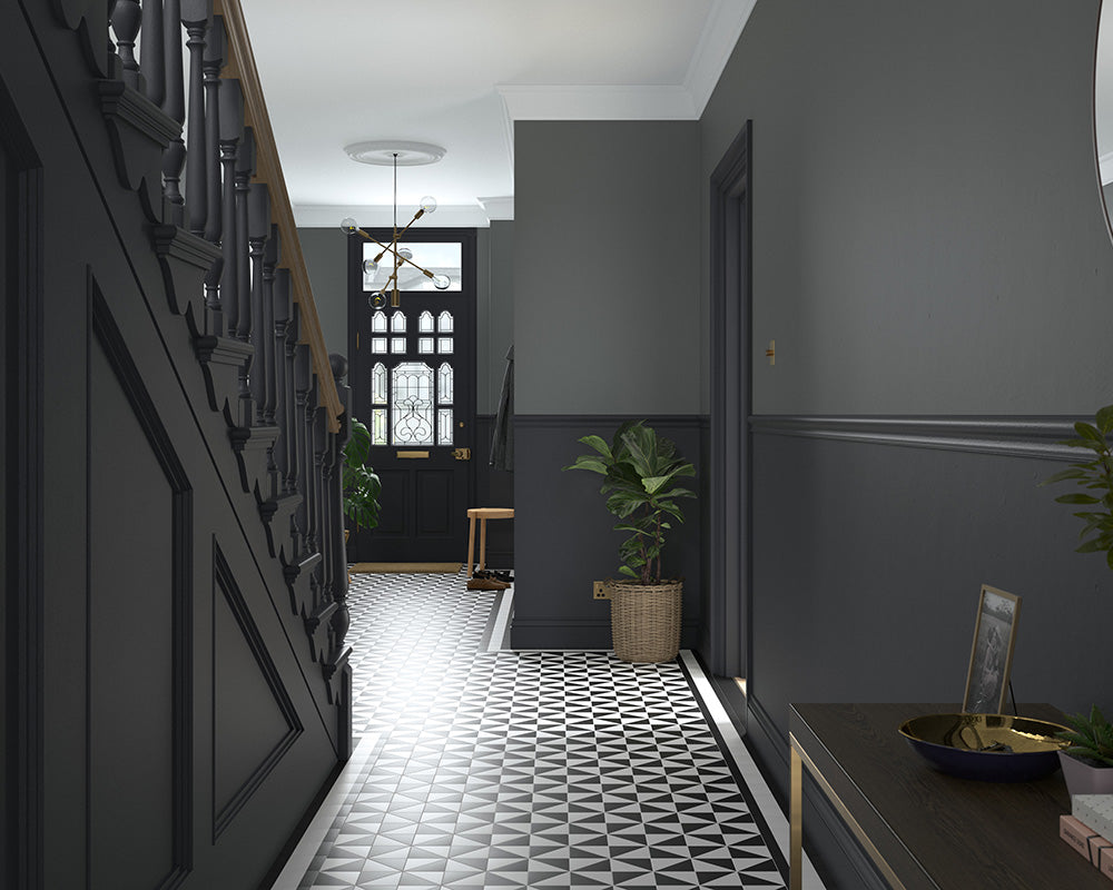 Dulux Heritage Ravens Flight Paint in Hallway