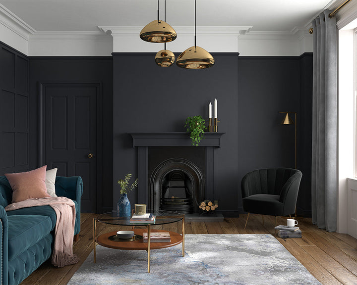 Dulux Heritage Ravens Flight Paint in Living Room
