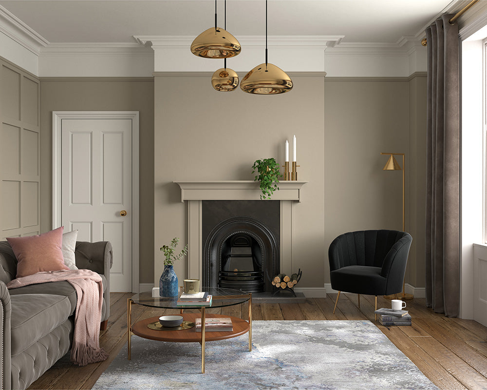 Dulux Heritage Setting Stone Paint in Living Room