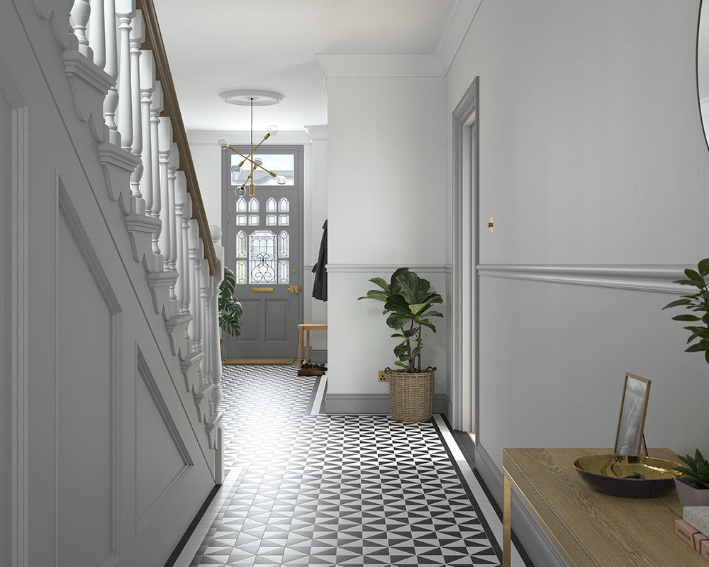 Dulux Heritage Turtledove Grey Paint in Hallway