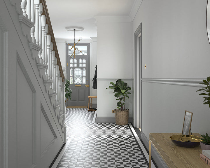 Dulux Heritage Turtledove Grey Paint in Hallway