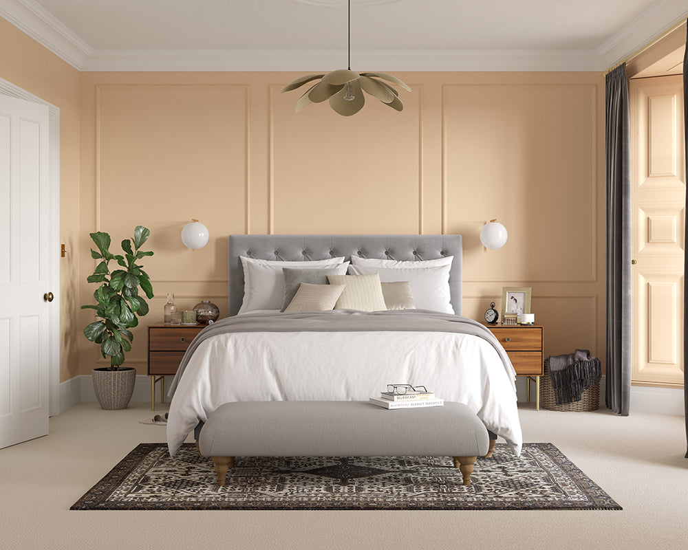 Dulux Heritage Buff Bedroom