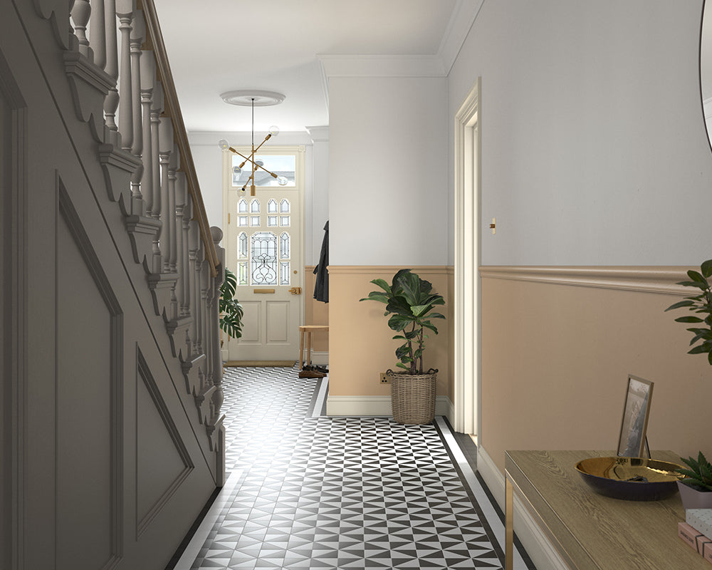 Dulux Heritage Buff Paint in Hallway