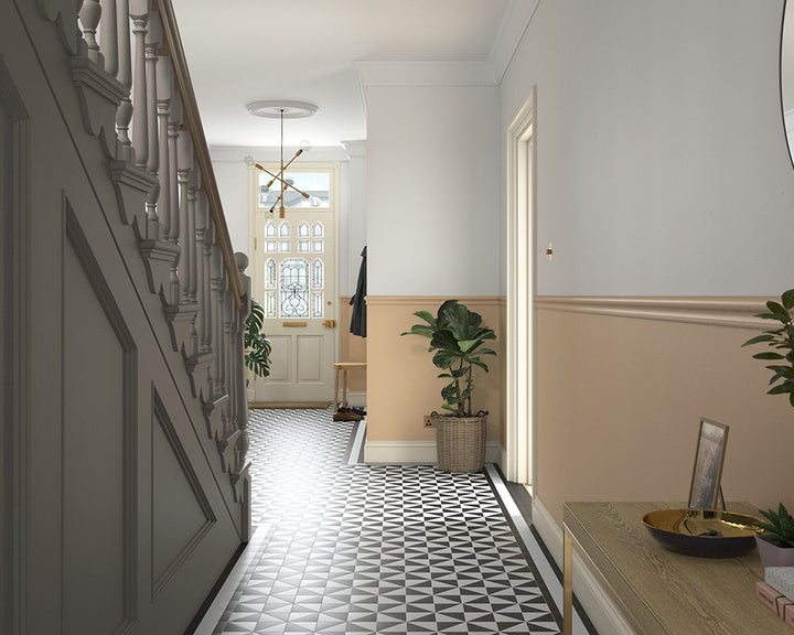 Dulux Heritage Buff Paint in Hallway