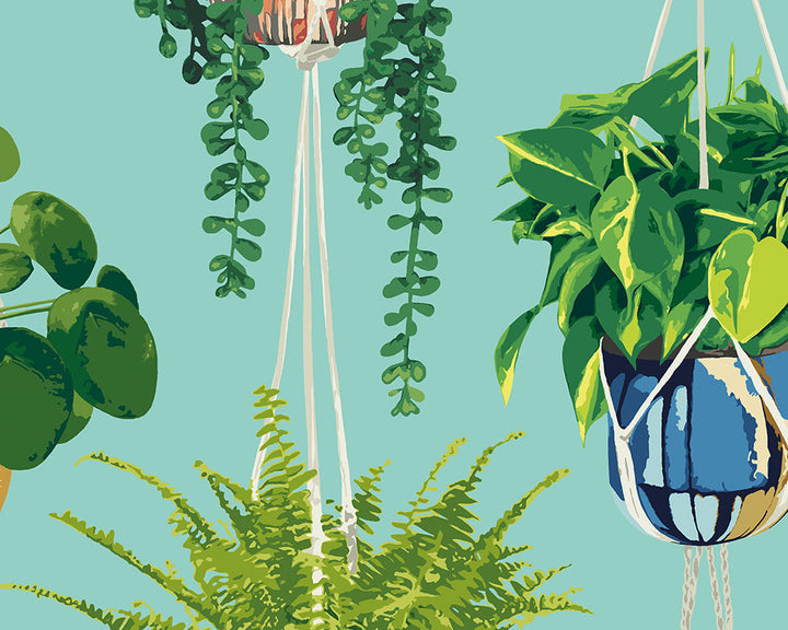 OHPOPSI Houseplant Wallpaper