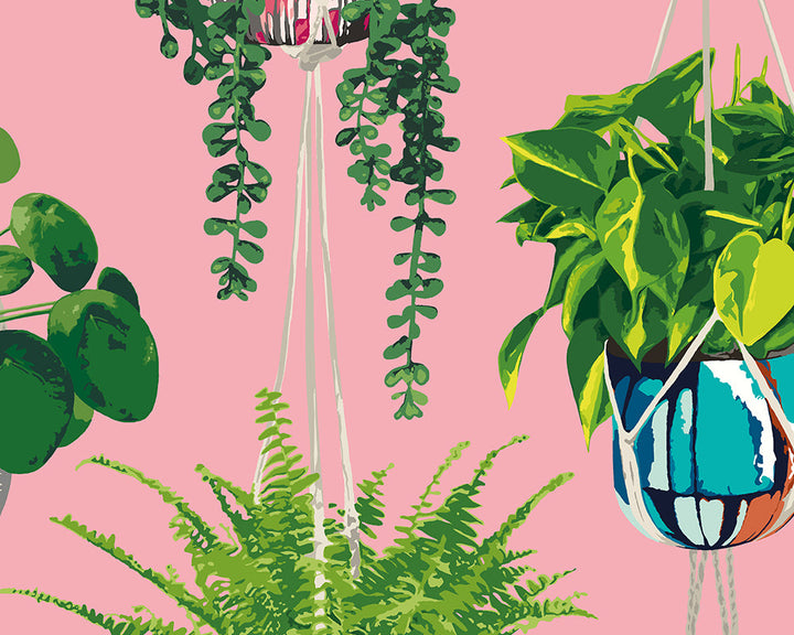 OHPOPSI Houseplant Wallpaper