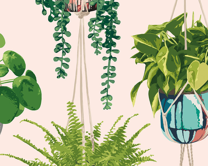 OHPOPSI Houseplant Wallpaper