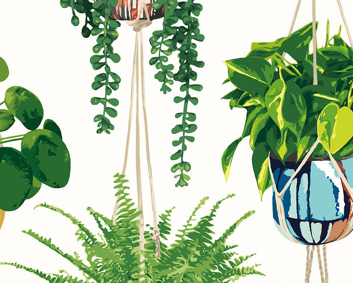OHPOPSI Houseplant Wallpaper