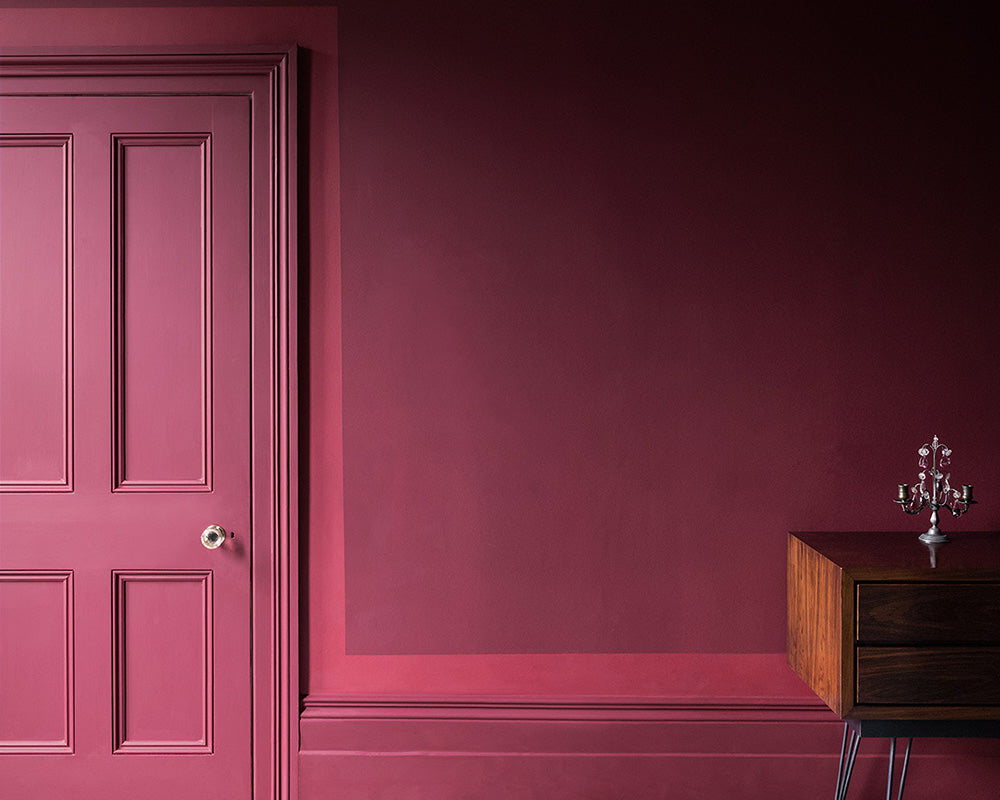 Paint & Paper Library Grenache on walls and woodwork