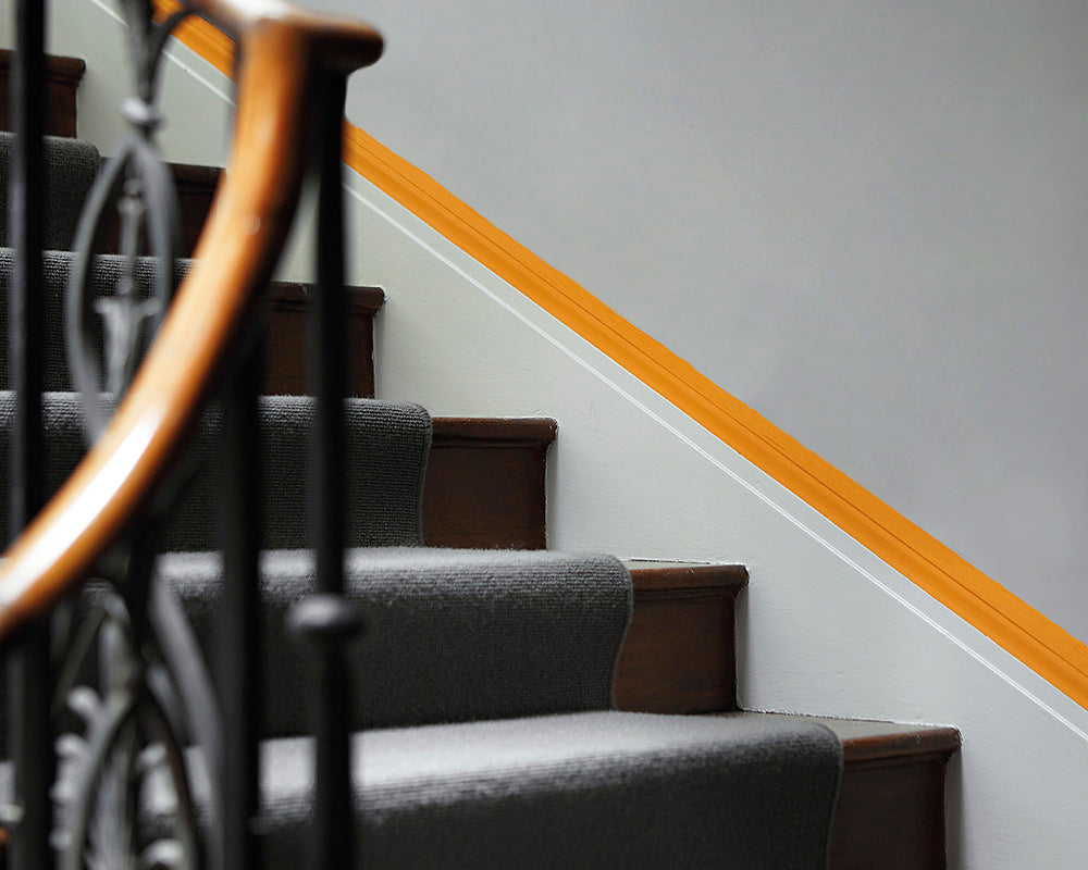 Little Greene Grey Teal 226 Paint on hallway walls