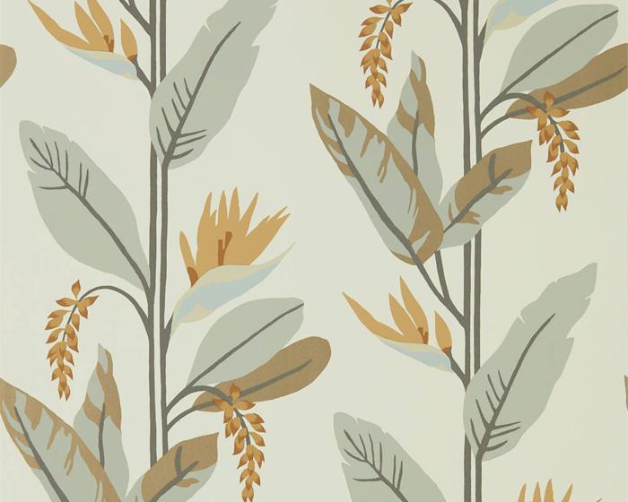 Harlequin Llenya Honey/Jet/Jute 112237 Wallpaper