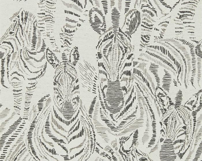 Harlequin Nirmala Chalk/Ebony 112257 Wallpaper