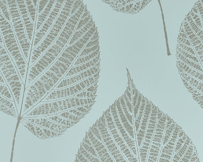 Harlequin Leaf Sky/Gilver Wallpaper