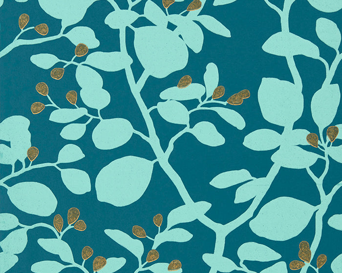 Harlequin Ardisia Amazonia/Teal/Gold
