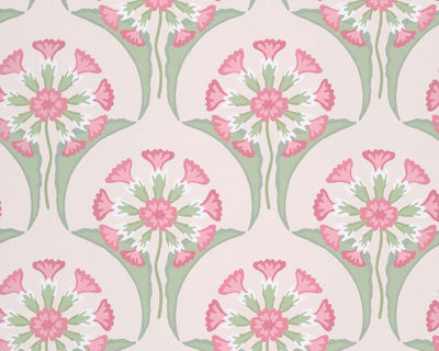 Little Greene Hencroft Pink Primula 0293ASISLAN Wallpaper