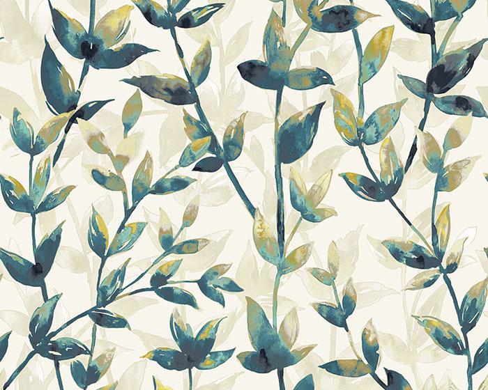 OHPOPSI Pomponette Royal Mustard Wallpaper JRD50128W