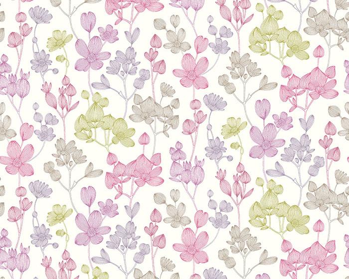 OHPOPSI Kalina Pretty Pink Wallpaper JRD50136W