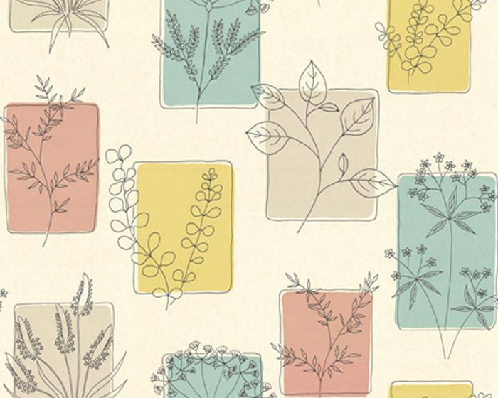 Little Greene Herbes Cocktail 0273HRCOCKT Wallpaper