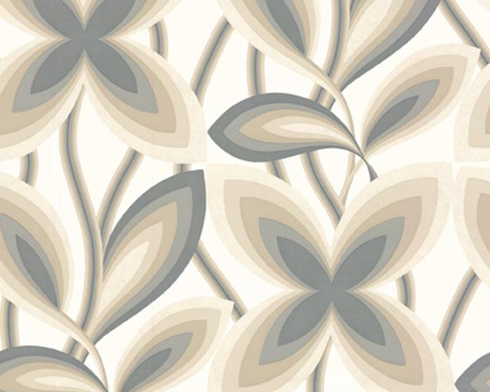 Little Greene Starflower Platinum 0282STPLATI Wallpaper