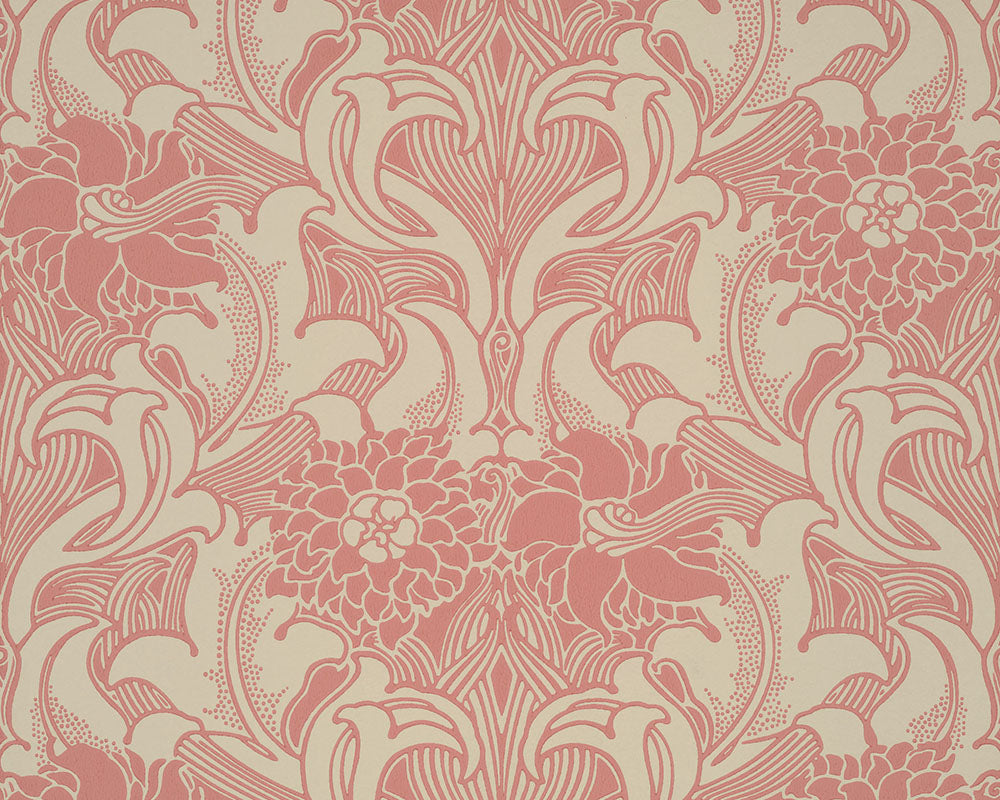 Little Greene Dahlia Scroll Wallpaper - Outlet
