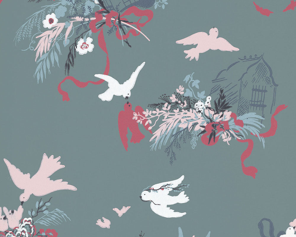 Little Greene Volieres Wallpaper