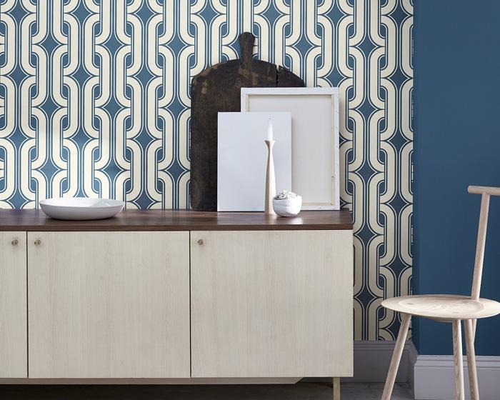 Little Greene Lavaliers Viridian 0290LAVIRID Wallpaper