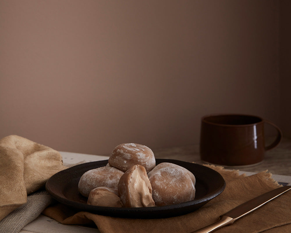 Mochi 344 paint by Little Greene in the background in an office set up