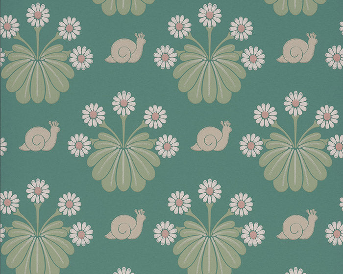 Little Greene Burges Snail Wallpaper