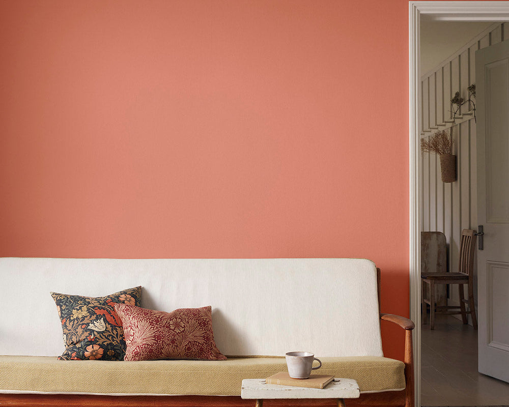 Morris & Co Chrysanthemum Paint in Room